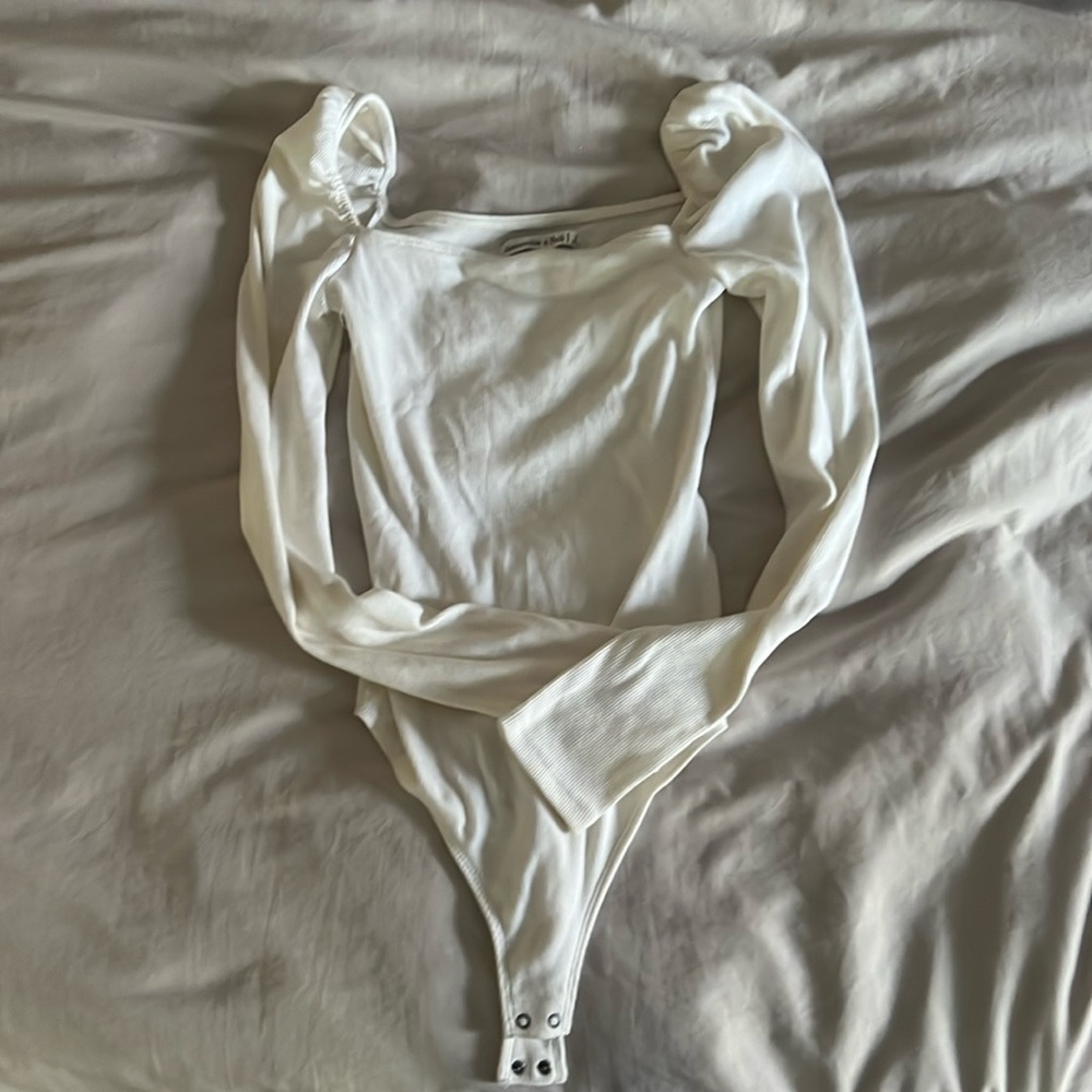 Abercrombie & Fitch White Bodysuit